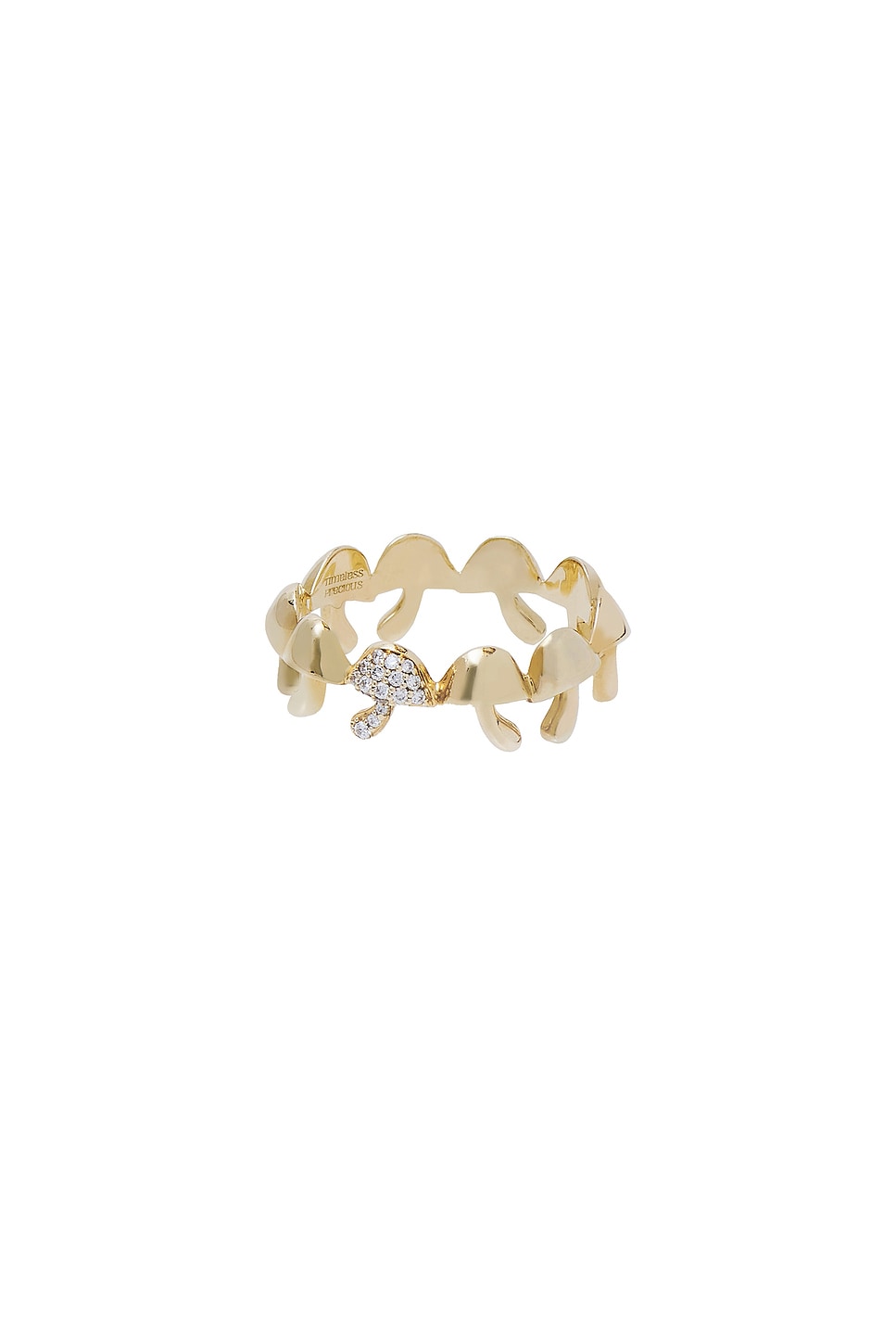 Rhea Ring in Metallic Gold