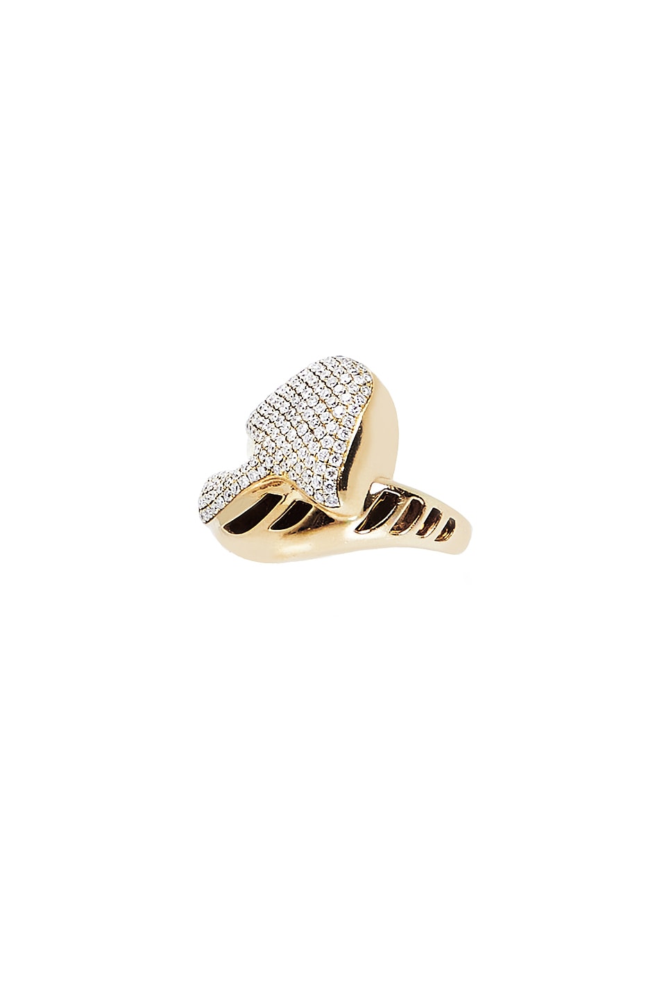 Ramone Ring in Metallic Gold