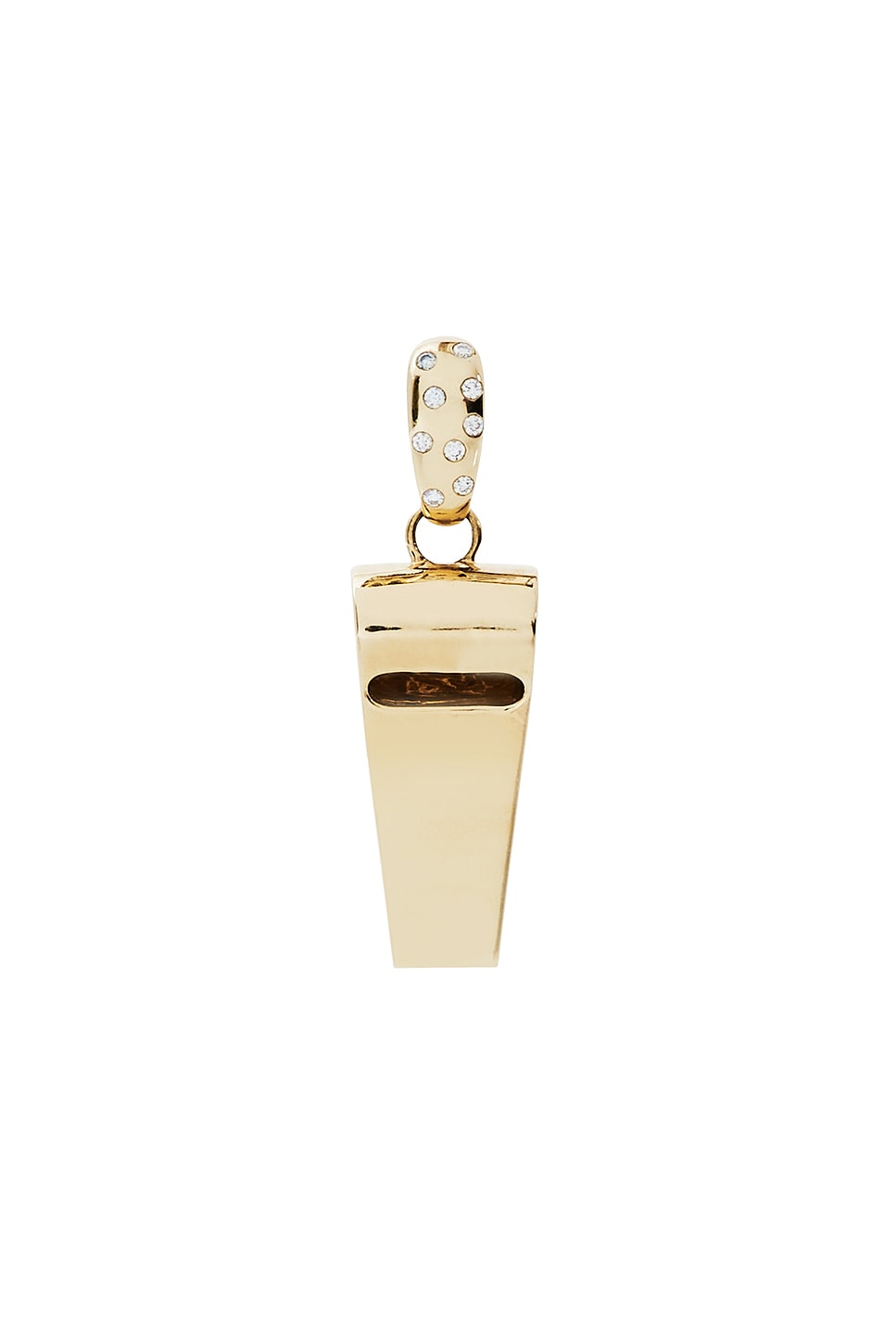 Piper Pendant Charm in Metallic Gold