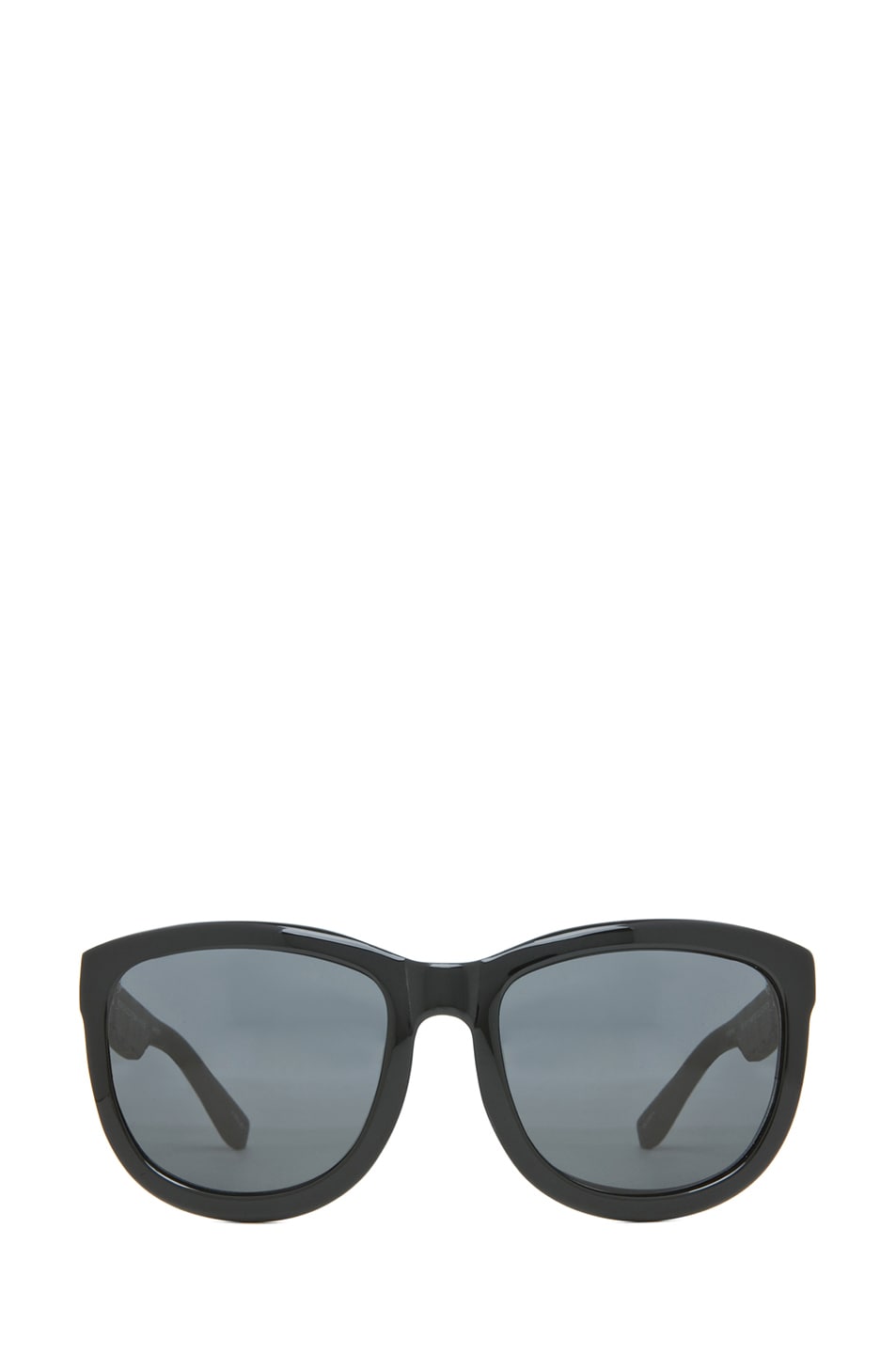 Image 1 of The Row Temple Design D-Frame Sunglasses in Black