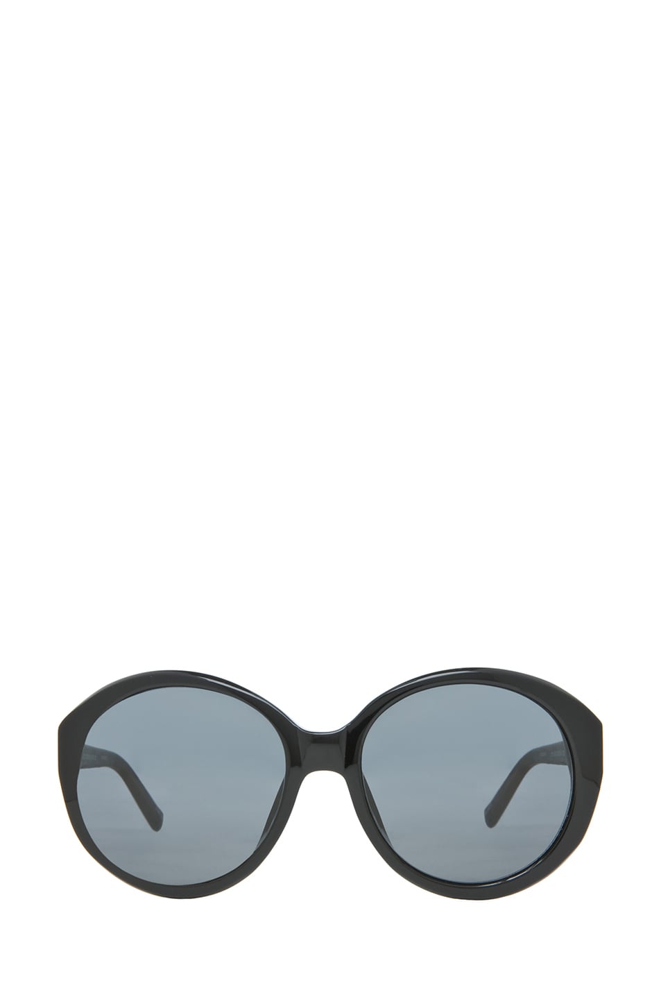Image 1 of The Row Oversized Round Sunglasses in Black