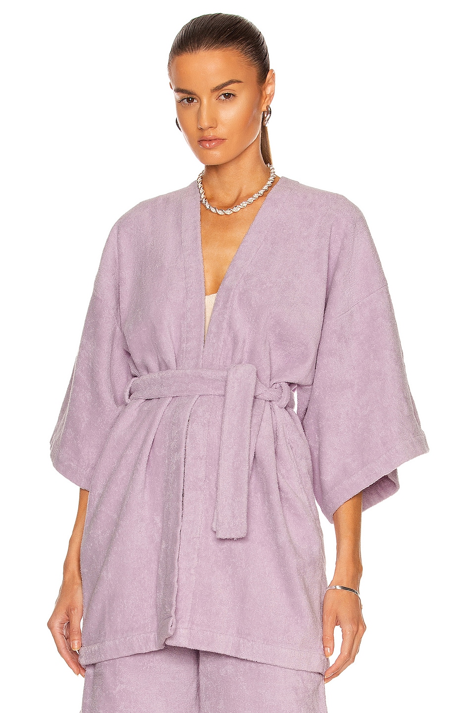TERRY Terry La Toga Robe Dress in Lavender | FWRD