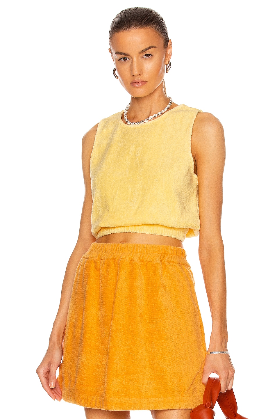 Image 1 of TERRY Isola Tank Top in Sunflower