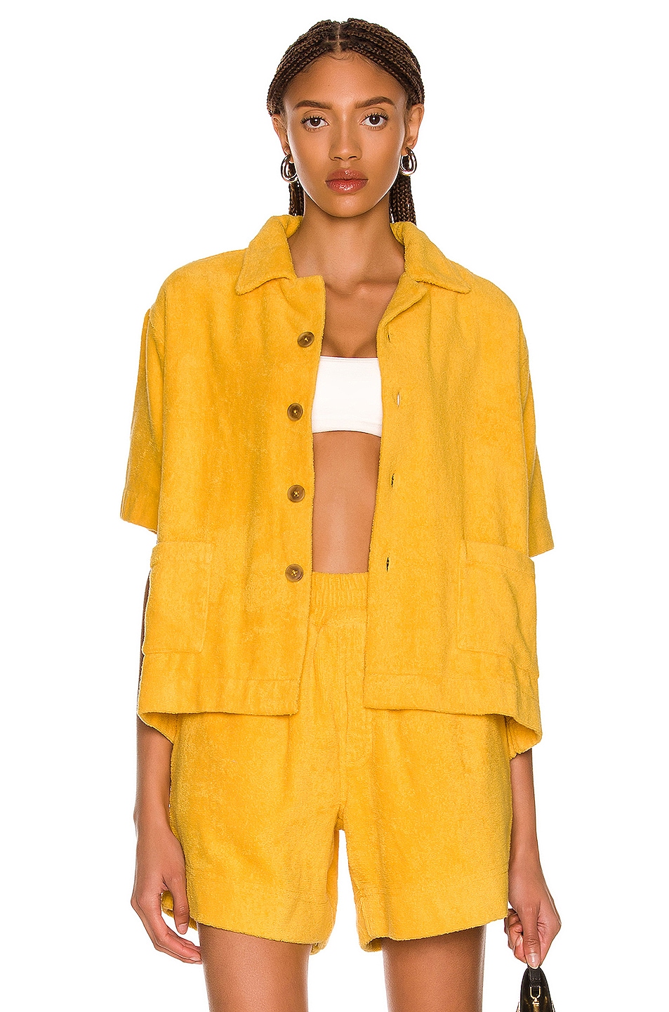 Image 1 of TERRY x Charlton Oversized Shirt in Soleil