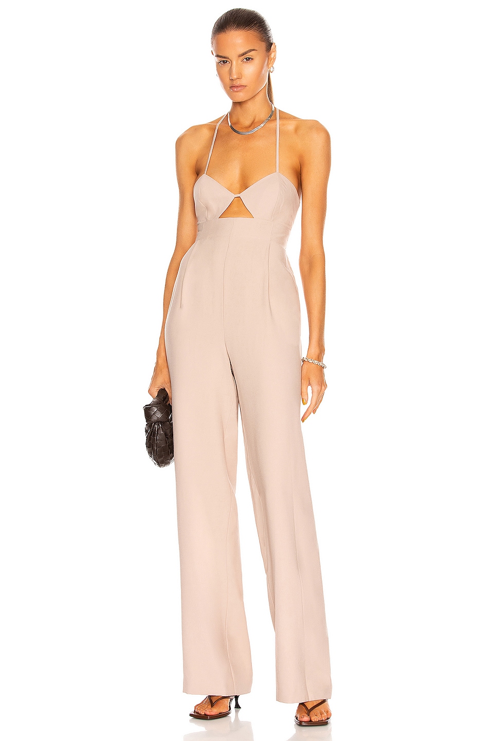 Image 1 of The Sei Cut Out Jumpsuit in Bone