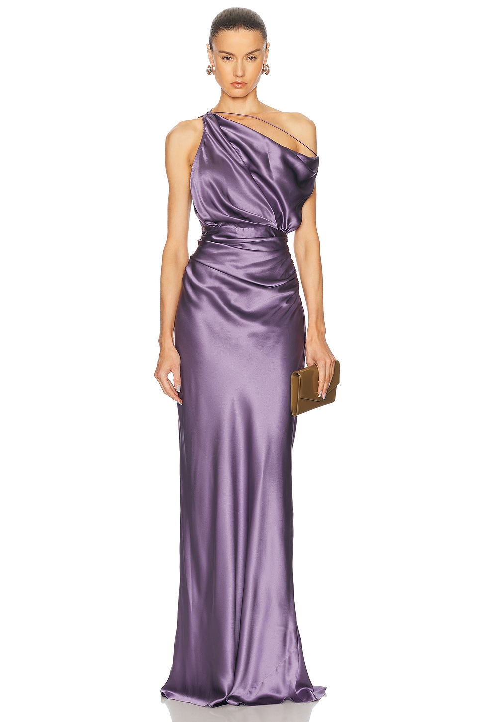 The Sei Strapped Off Shoulder Gown