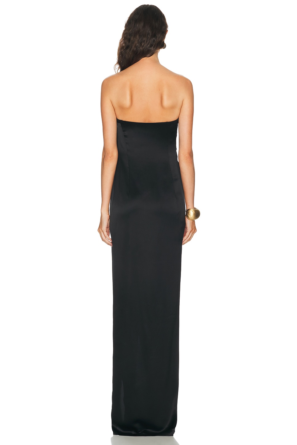 Strapless Wrap Gown