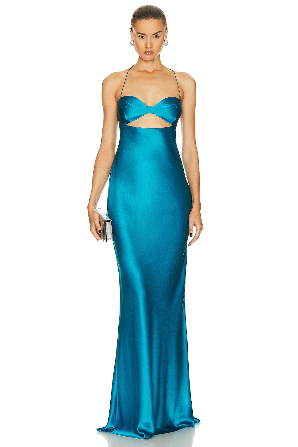 Image 1 of The Sei Balconette Bias Gown in Lake