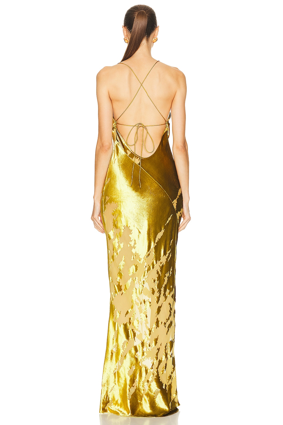 Image 3 of The Sei Cowl Bias Gown in Dijon