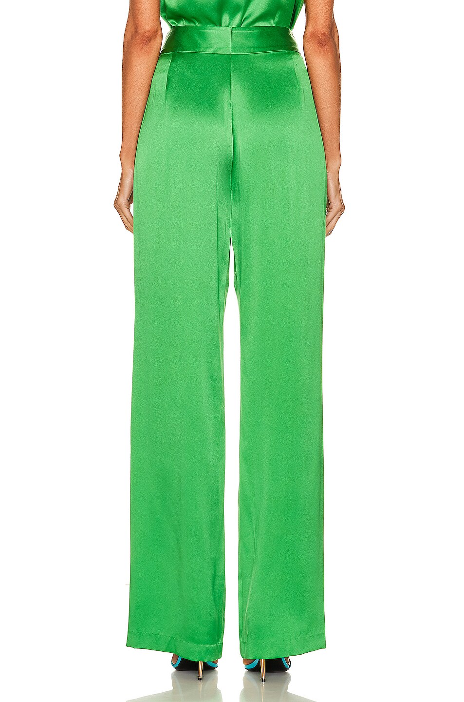 The Sei Wide Leg Trouser in Palm | FWRD