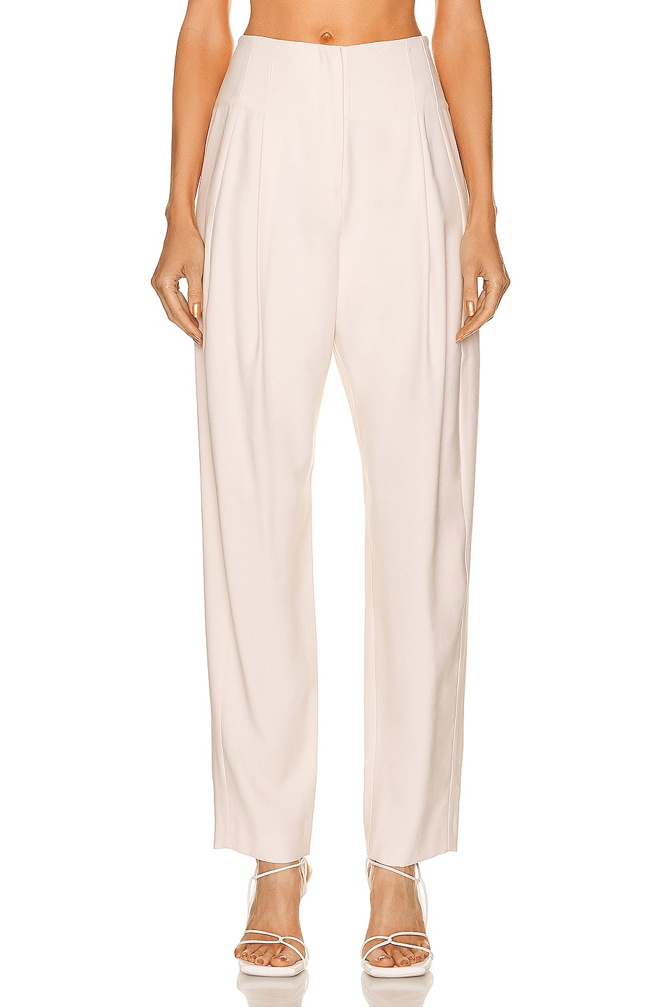 Image 1 of The Sei Pleat Trouser in Pearl
