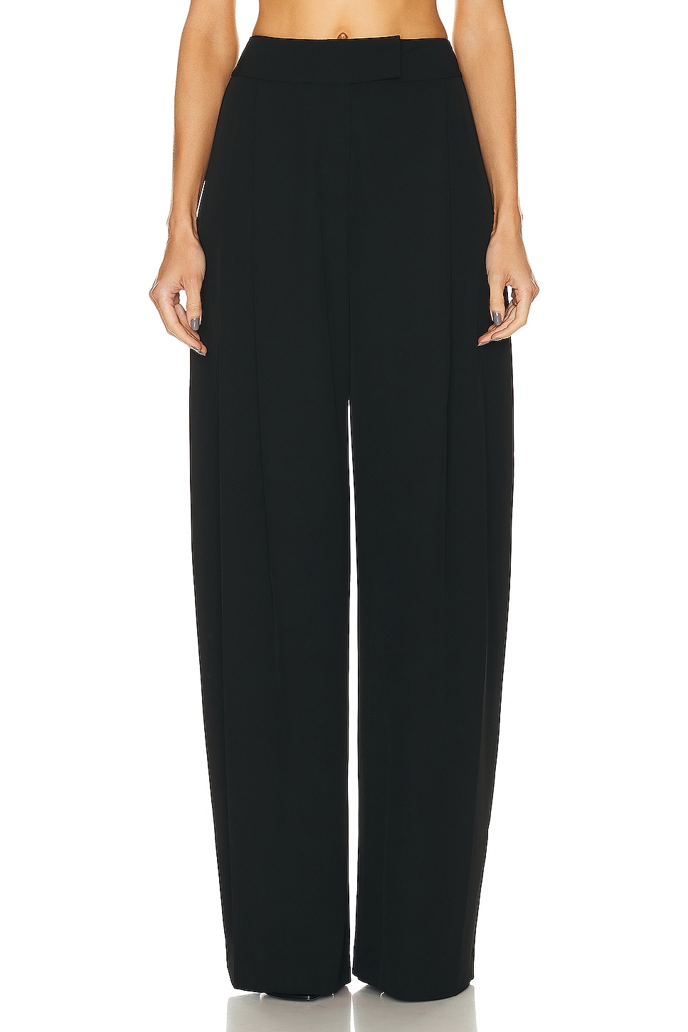 Image 1 of The Sei Baggy Pleat Trouser in Black