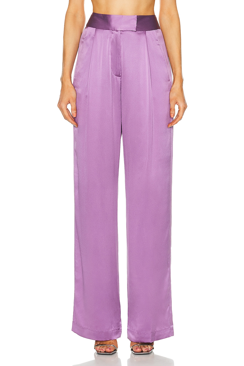 Image 1 of The Sei Wide Leg Trouser in Amethyst