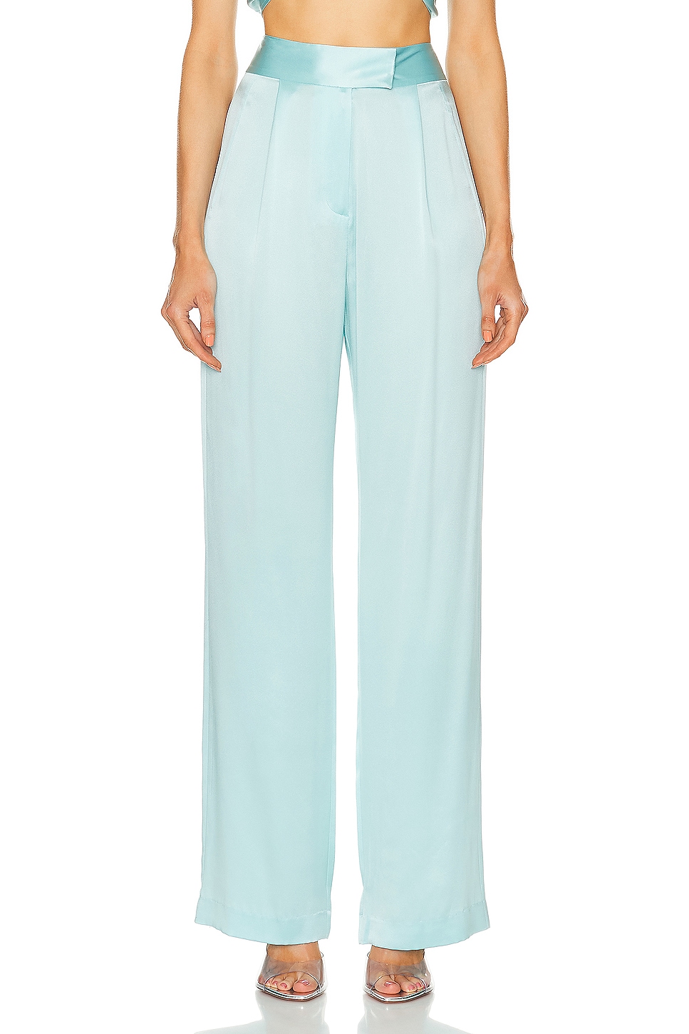 Image 1 of The Sei Wide Leg Trouser in Baby Blue
