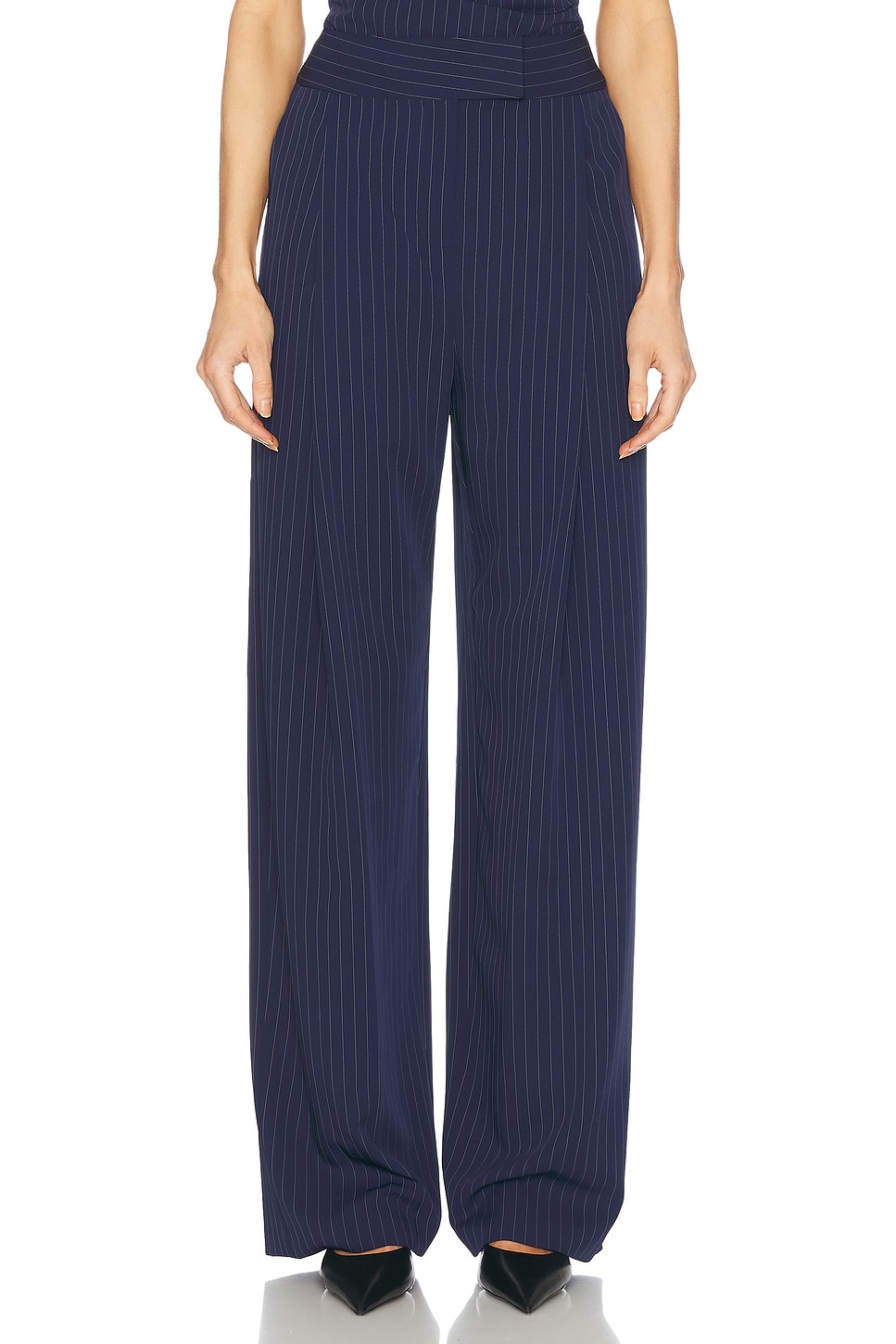 Boyfriend Trouser in Navy