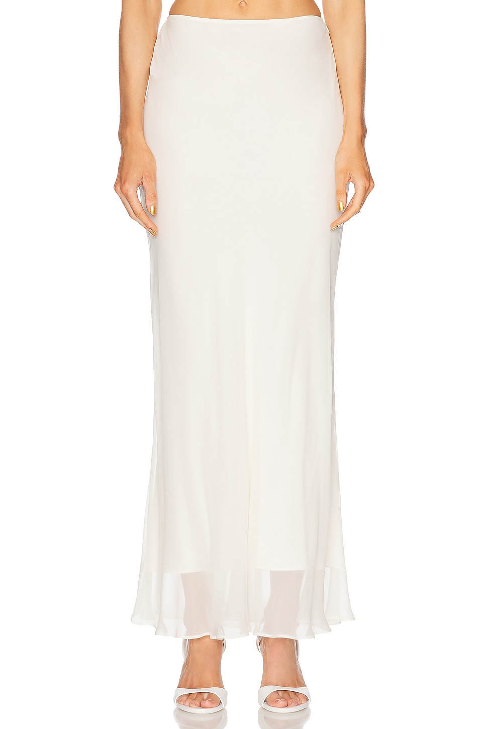 Diaphanous Skirt in Ivory