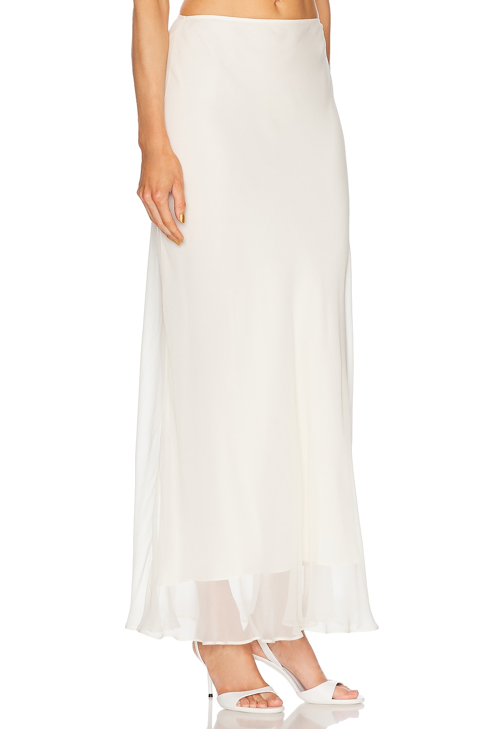 Diaphanous Skirt in Ivory