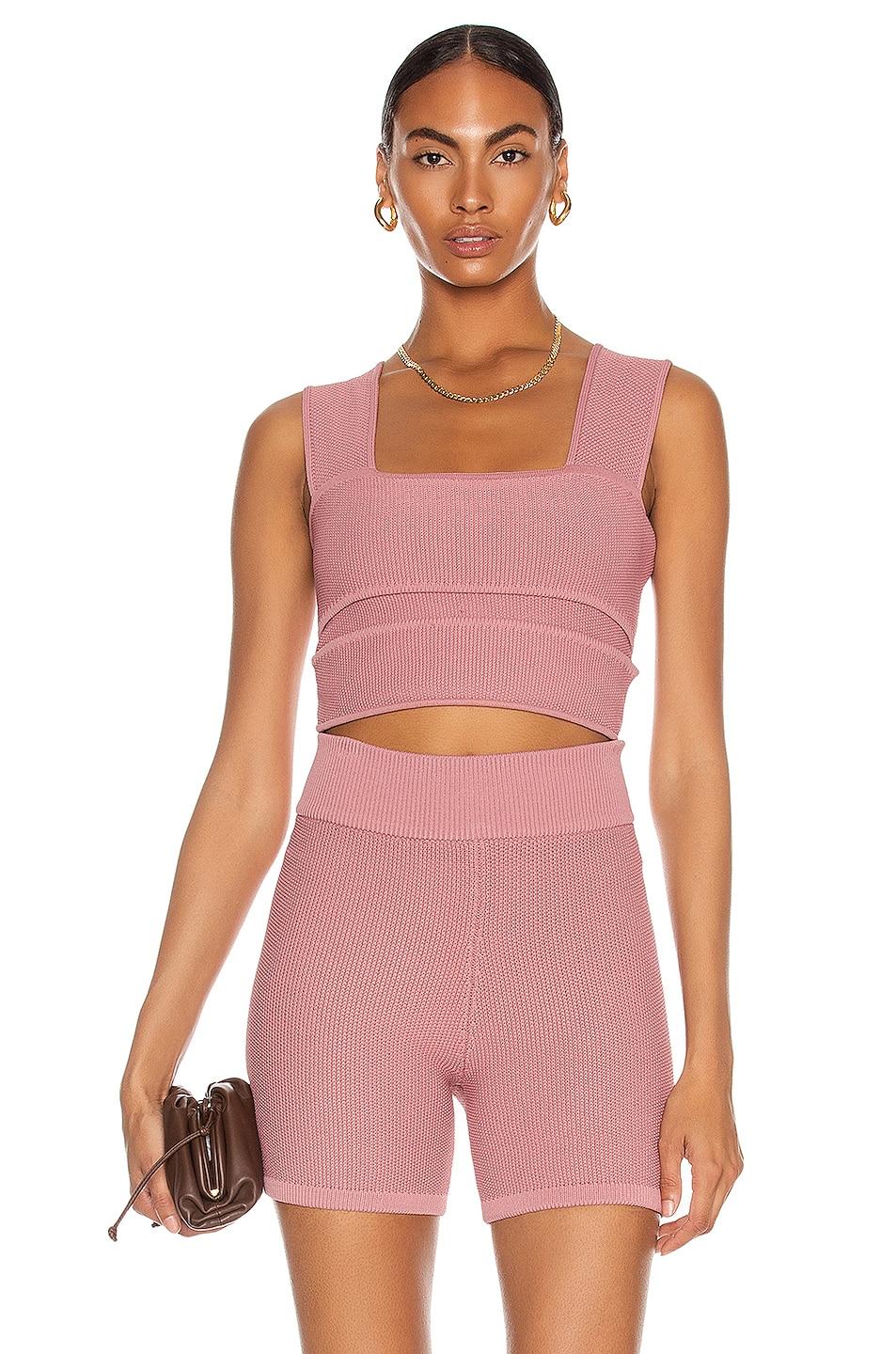 Image 1 of The Sei Banded Top in Rose