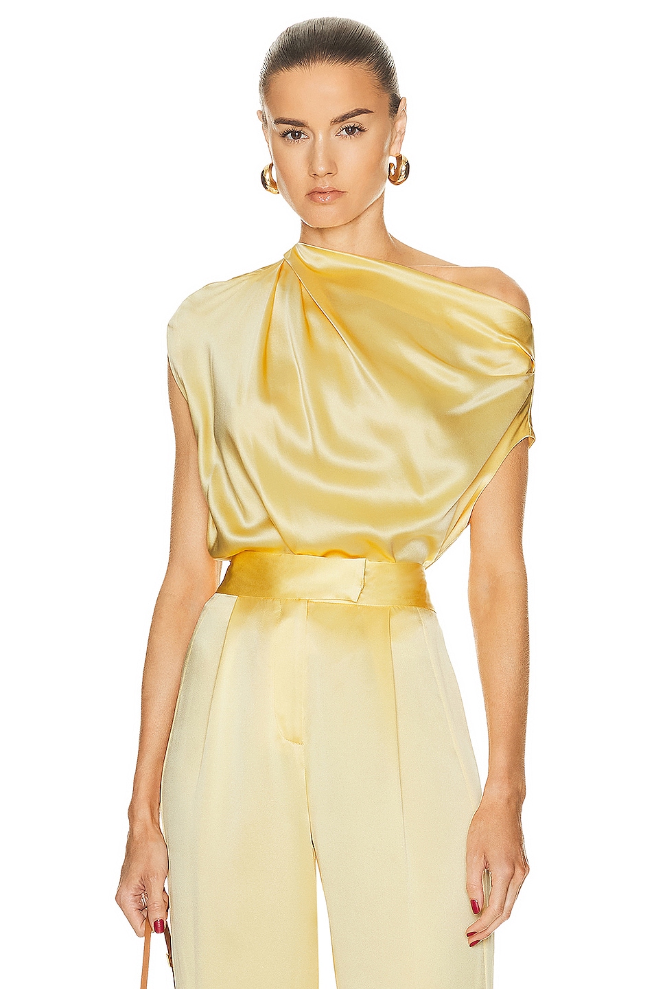 Image 1 of The Sei Draped Top in Butter