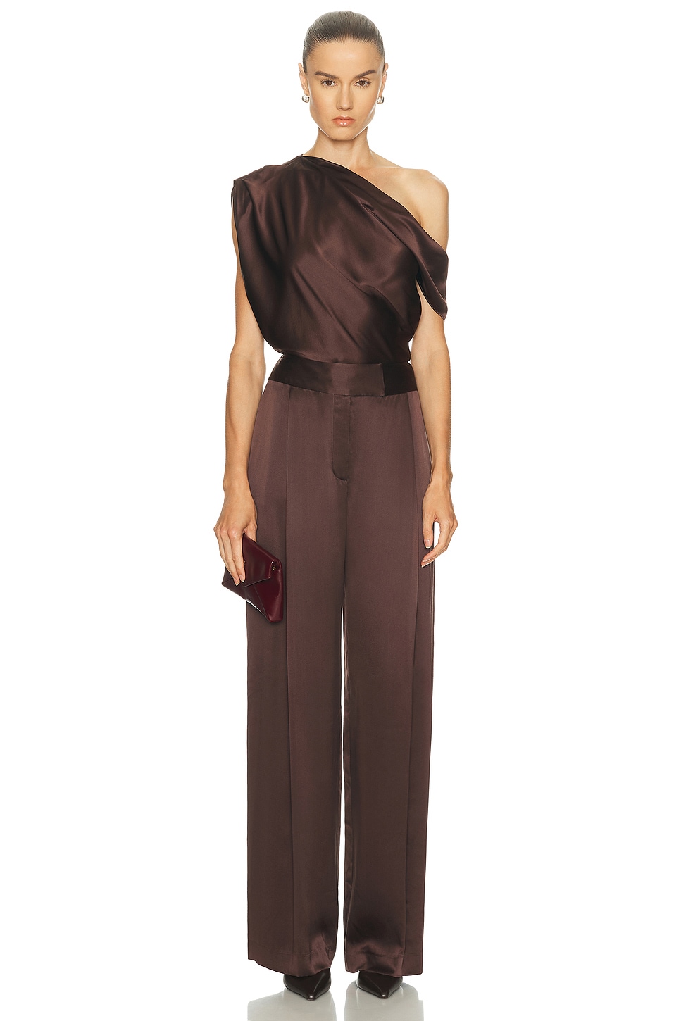 The Sei Asymmetrical Drape Top thumbnail