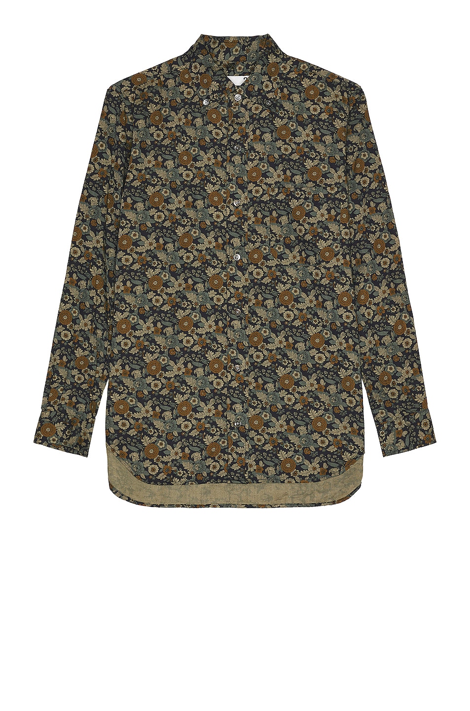 Image 1 of TS(S) Flower Print B.D.Shirt in Olive