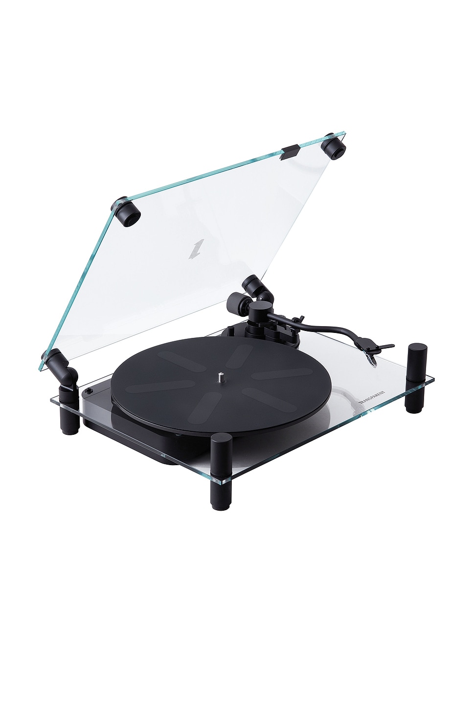 Image 1 of Transparent Turntable in Black