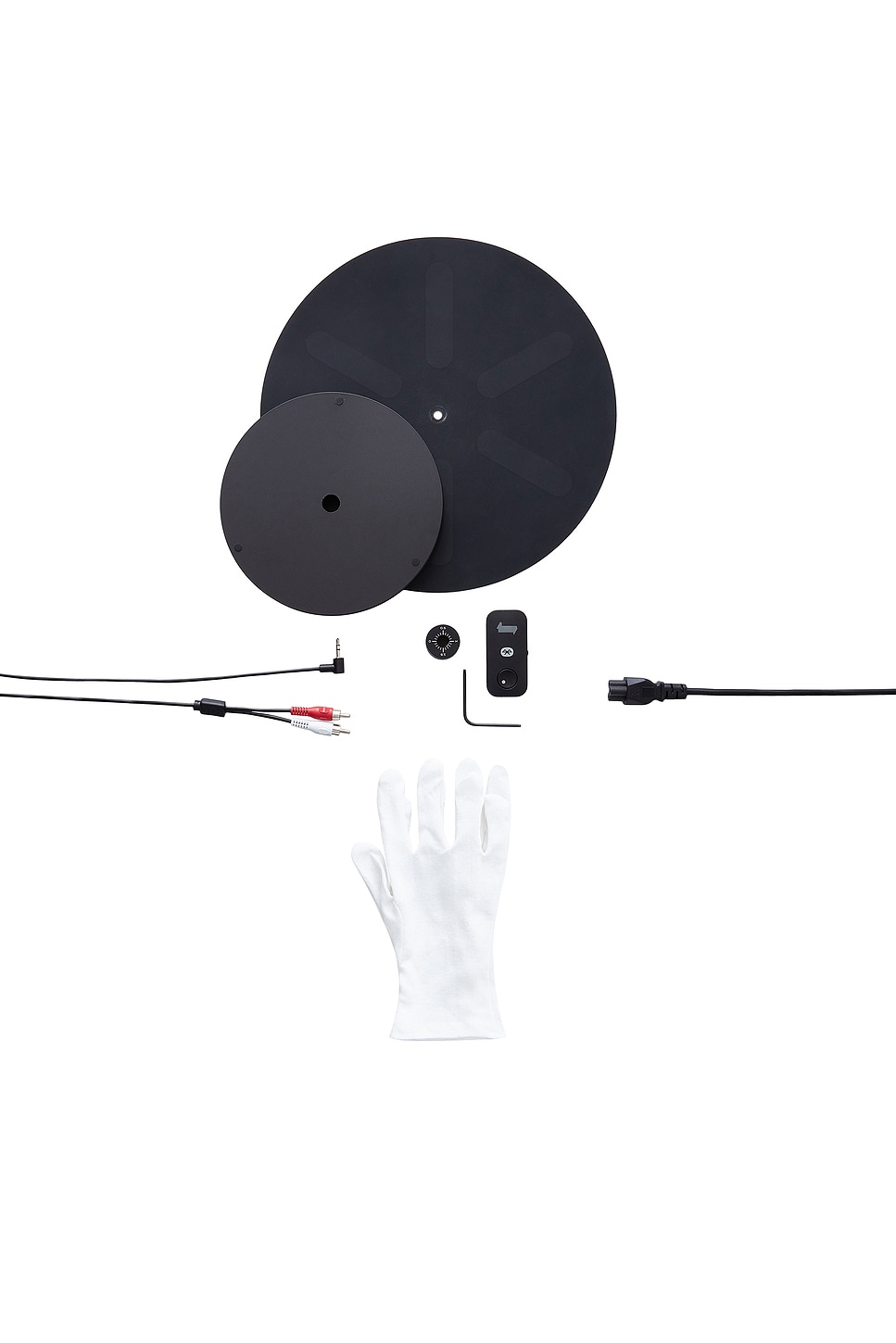 Image 1 of Transparent Turntable in Black