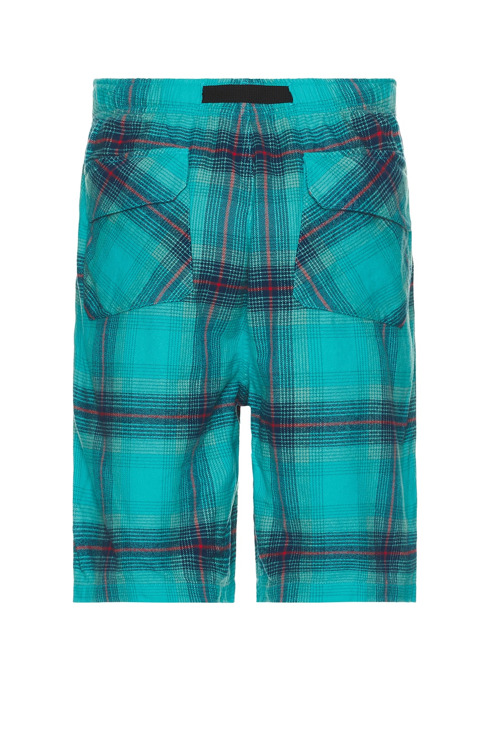 Shop Thisisneverthat Belted Check Short In Green