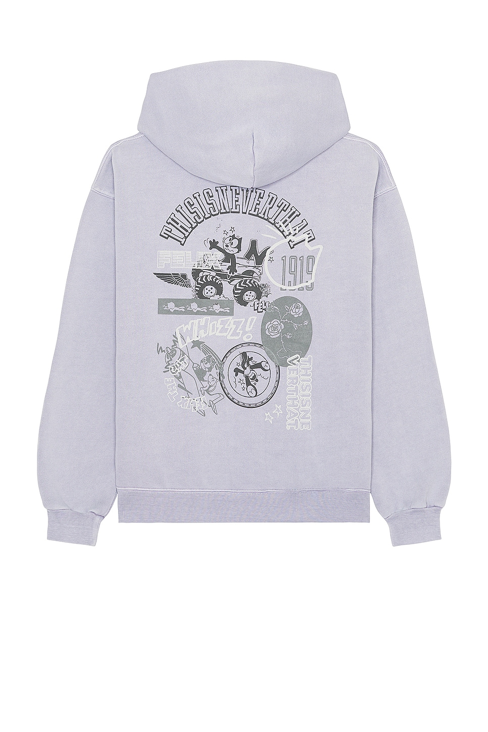 Image 1 of thisisneverthat x Felix The Cat Archive Hoodie in Pale Purple