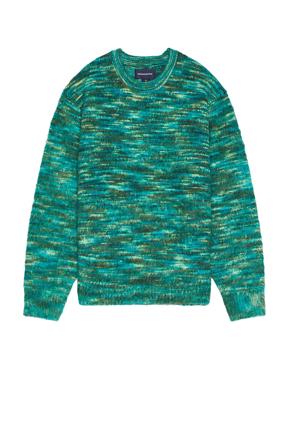 Image 1 of thisisneverthat Static Knit Sweater in Green