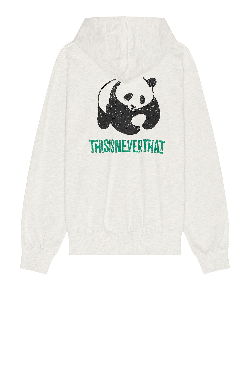 thisisneverthat Panda Hoodie in Light Grey