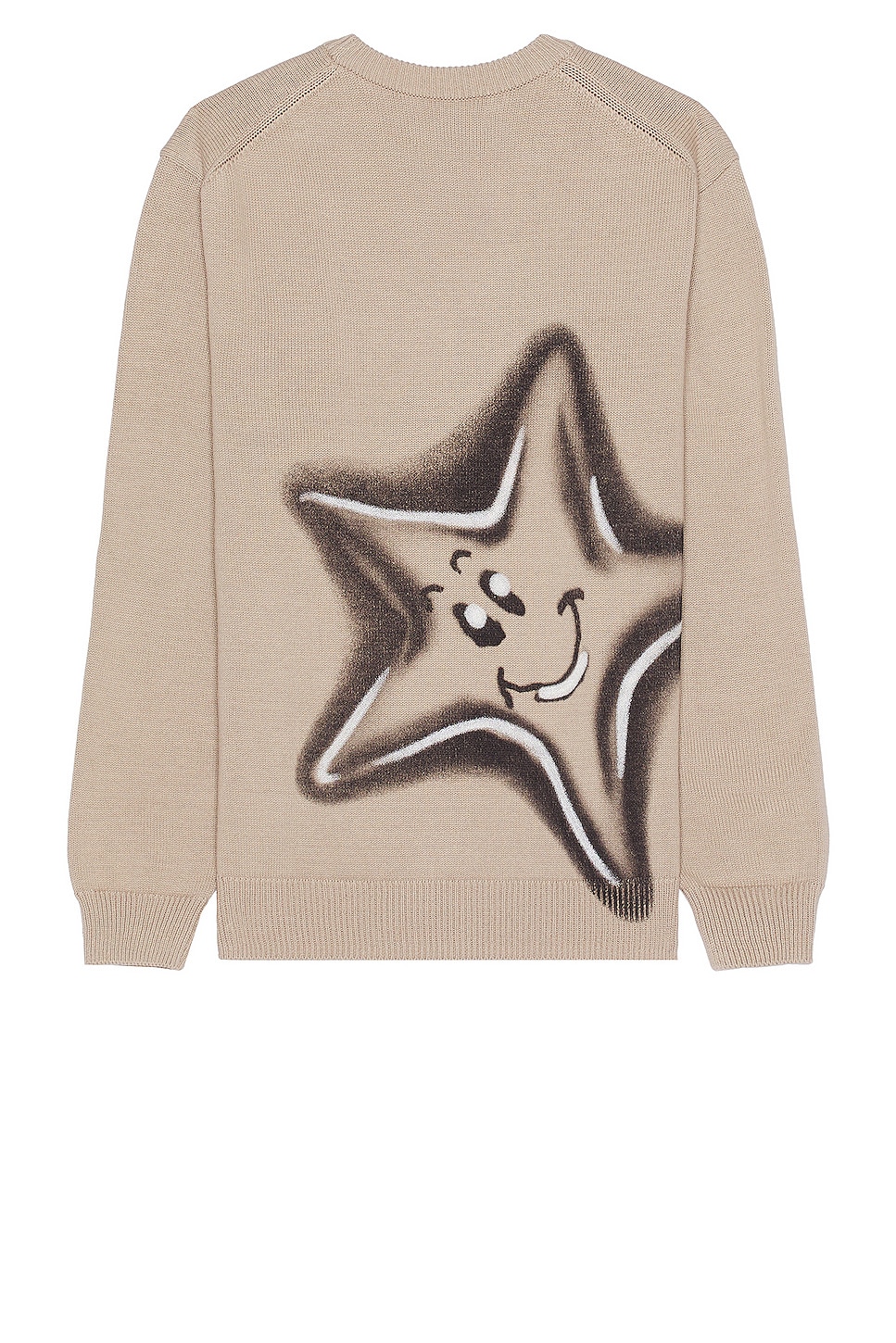 Image 1 of thisisneverthat Star Knit Sweater in Beige
