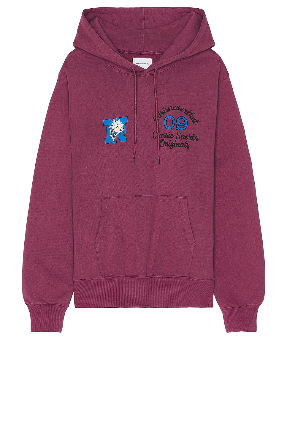Image 1 of thisisneverthat Edelweiss Hoodie in Fuchsia