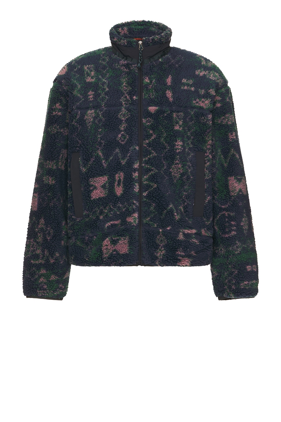 Image 1 of thisisneverthat Sherpa Fleece Jacket in Navy