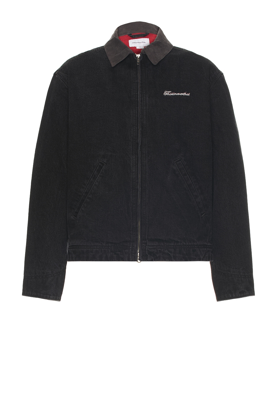 thisisneverthat Denim Work Jacket in Black