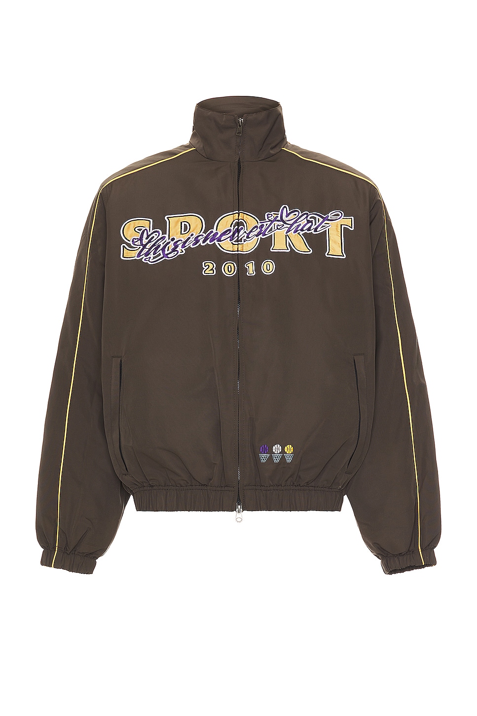 Image 1 of thisisneverthat Sport 2010 Bomber Jacket in Brown