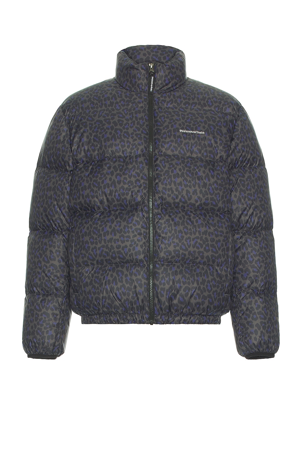 Image 1 of thisisneverthat Pertex T Down Jacket in Brown & Blue