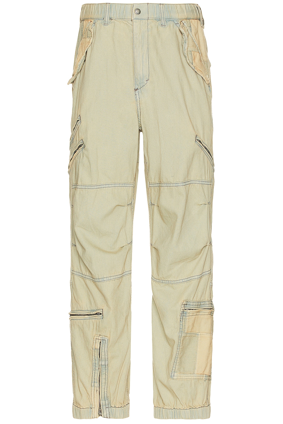Image 1 of thisisneverthat Crazy Multi Zip Pant in Tint