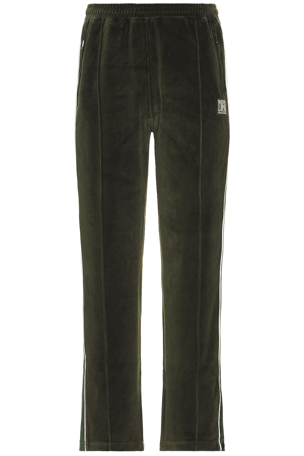 Image 1 of thisisneverthat Velour Track Pant in Green