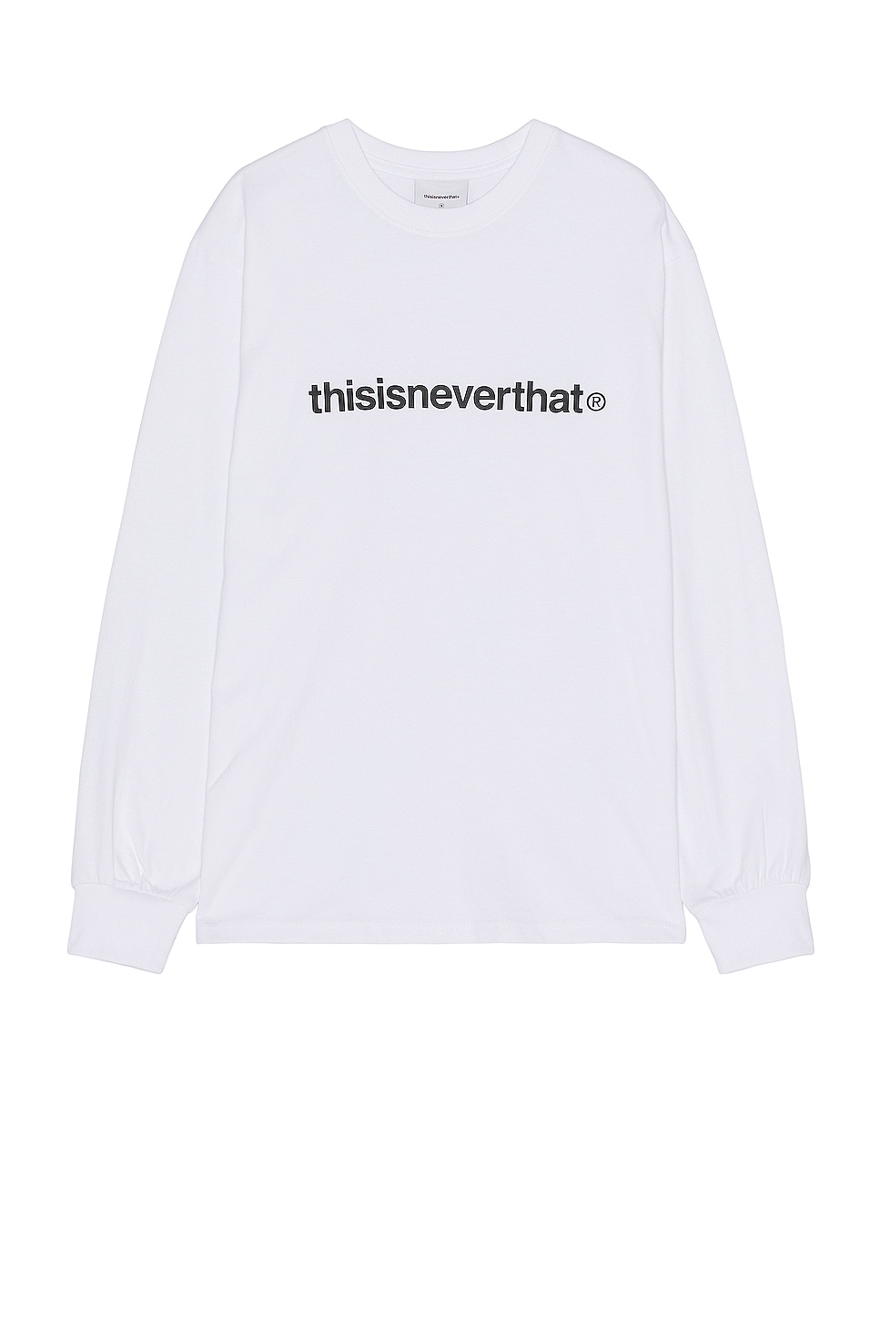 Image 1 of thisisneverthat T-logo Long Sleeve Tee in White