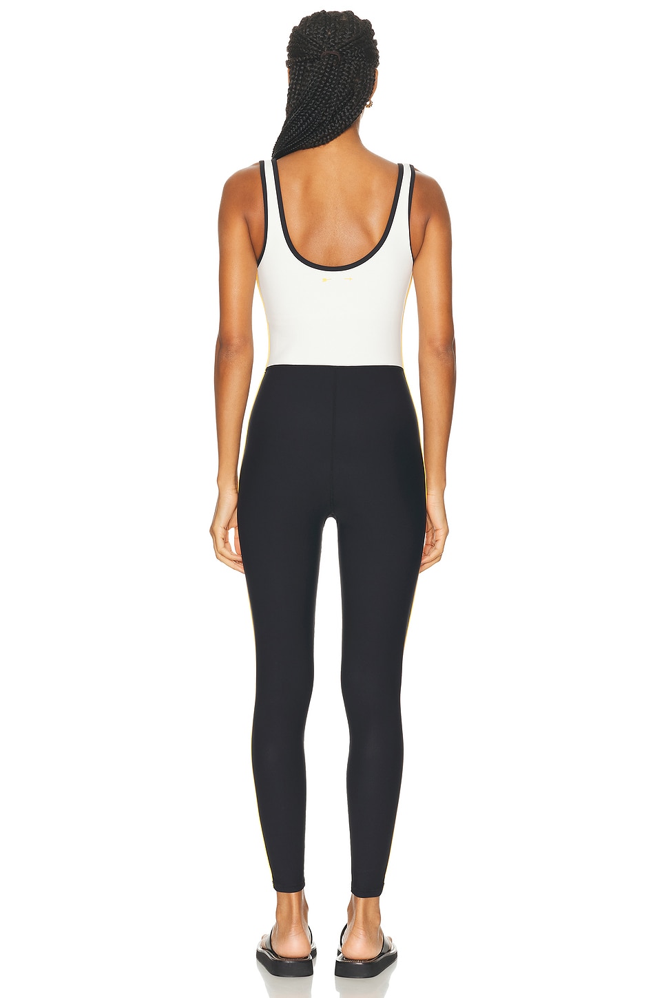 Image 3 of THE UPSIDE Prix Charlize Scoop Catsuit in Black