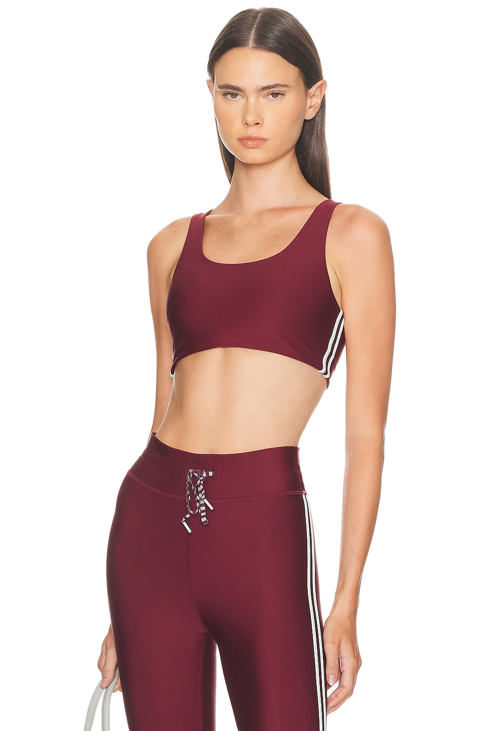 Image 1 of THE UPSIDE Oxford Harley Scoop Sports Bra in Merlot