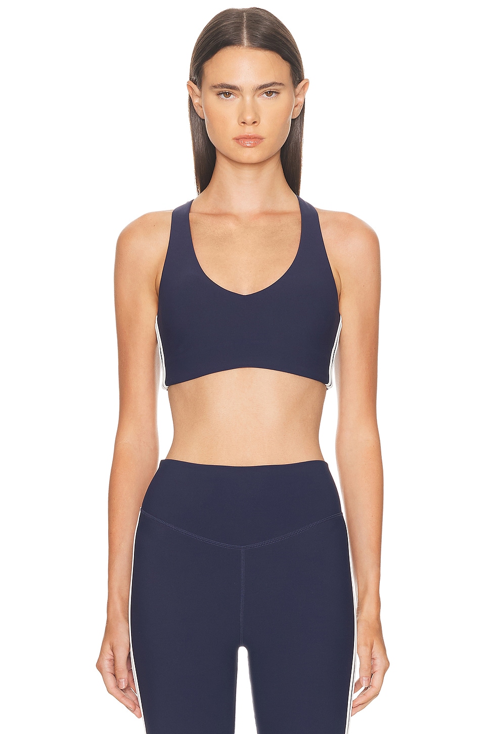 The Upside Daytona Jetta Racerback Sports Bra In Blue