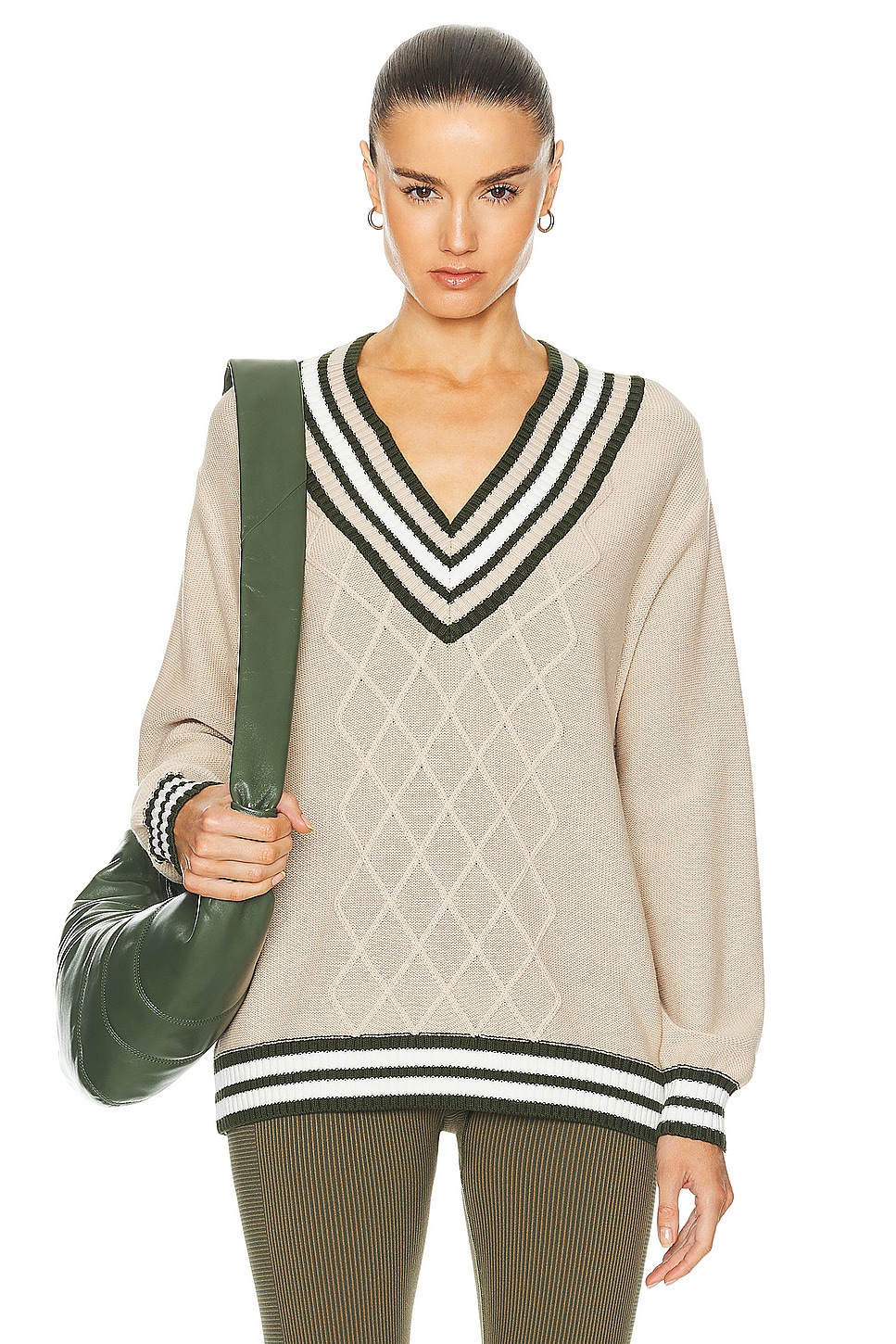 Image 1 of THE UPSIDE Pilot Louie Sweater in Pebble