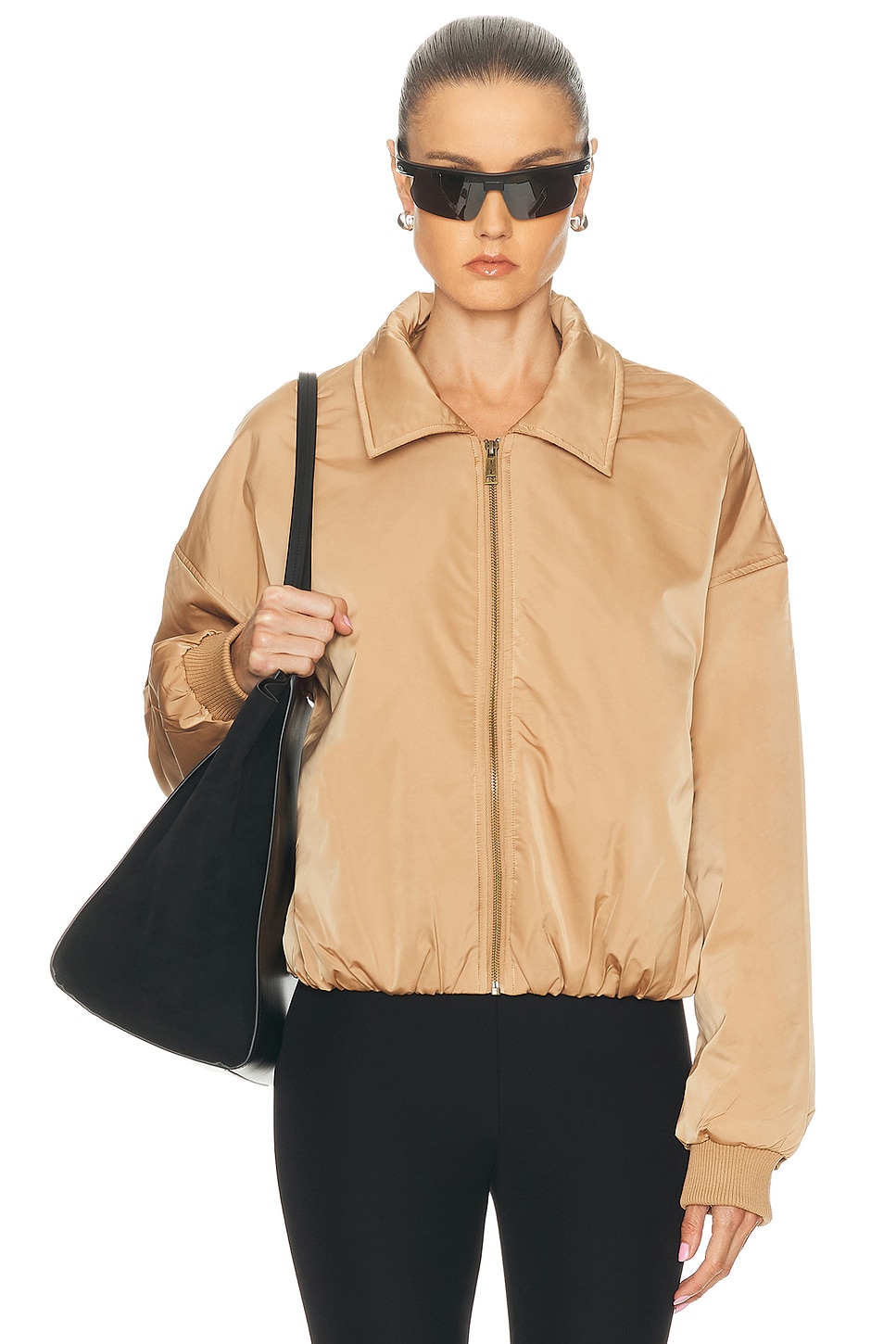 The Upside Carlotta Bomber Jacket In Brown