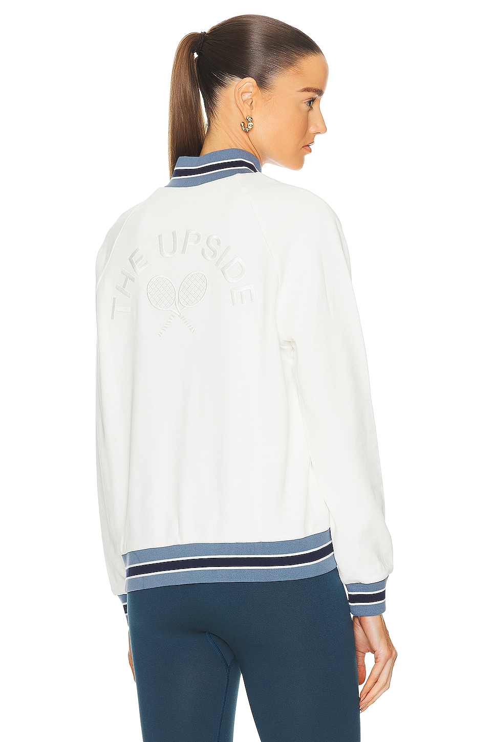 Image 1 of THE UPSIDE Bounce Quinn Jacket in White