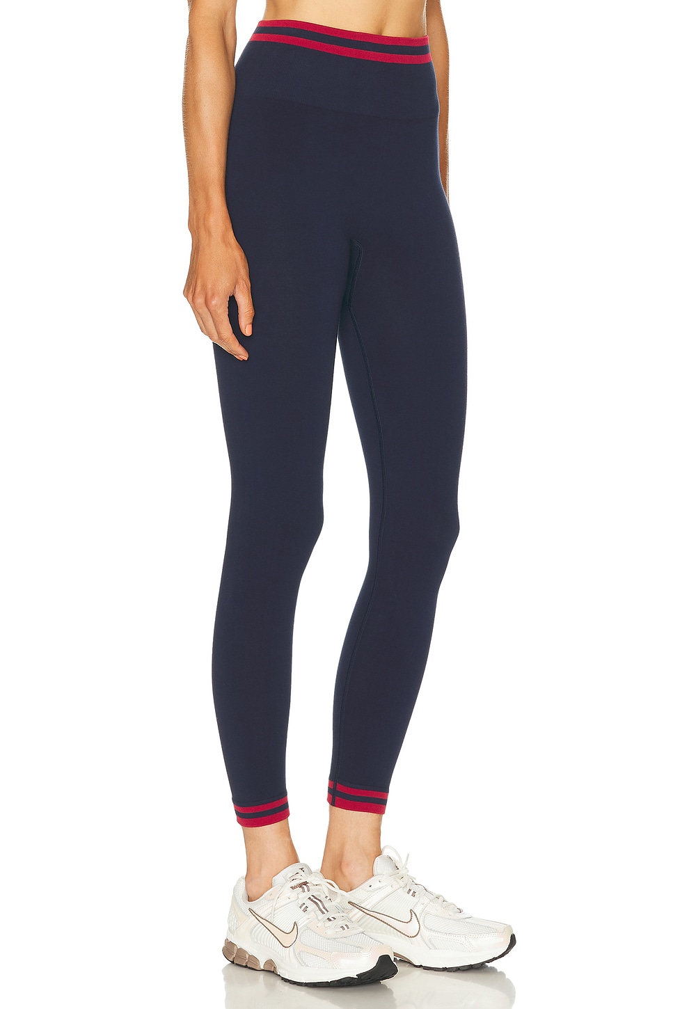 The Upside Cotton Seamless 25 Midi Legging In Navy