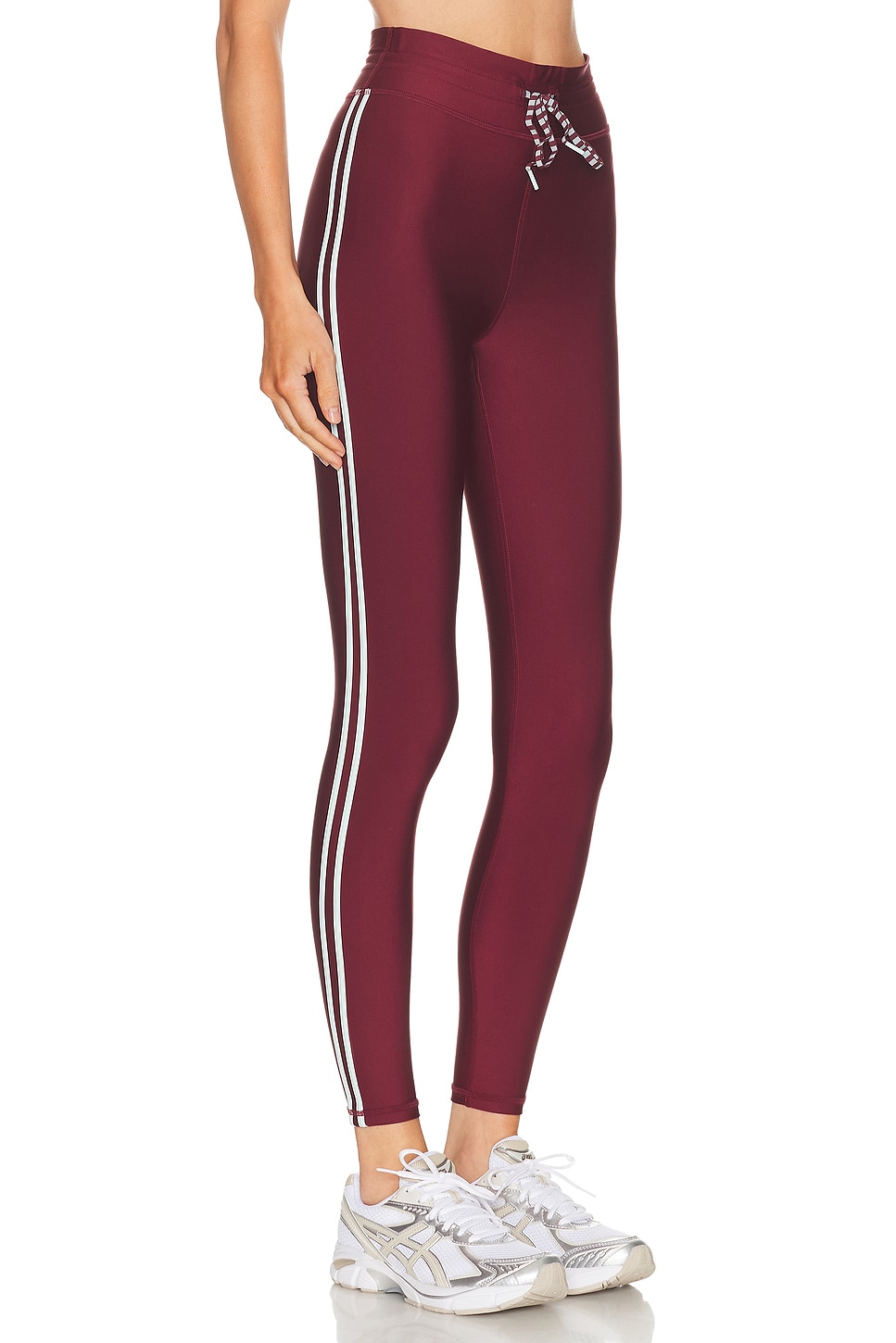 The Upside Trail 25in Midi Leggins In Burgundy