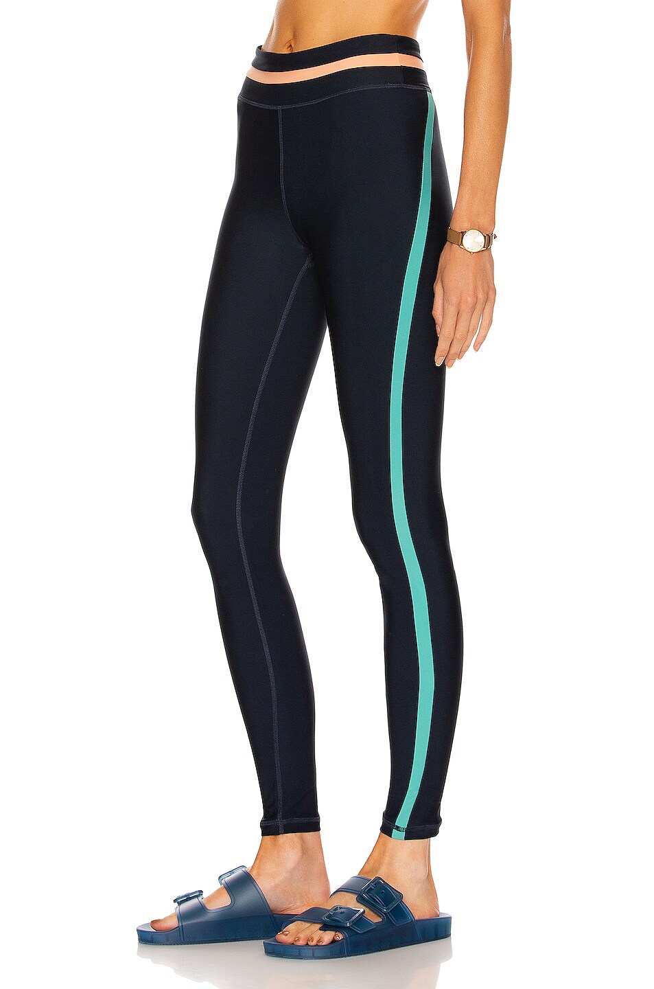 Image 1 of THE UPSIDE Play Colour Block Yoga Pant in Navy