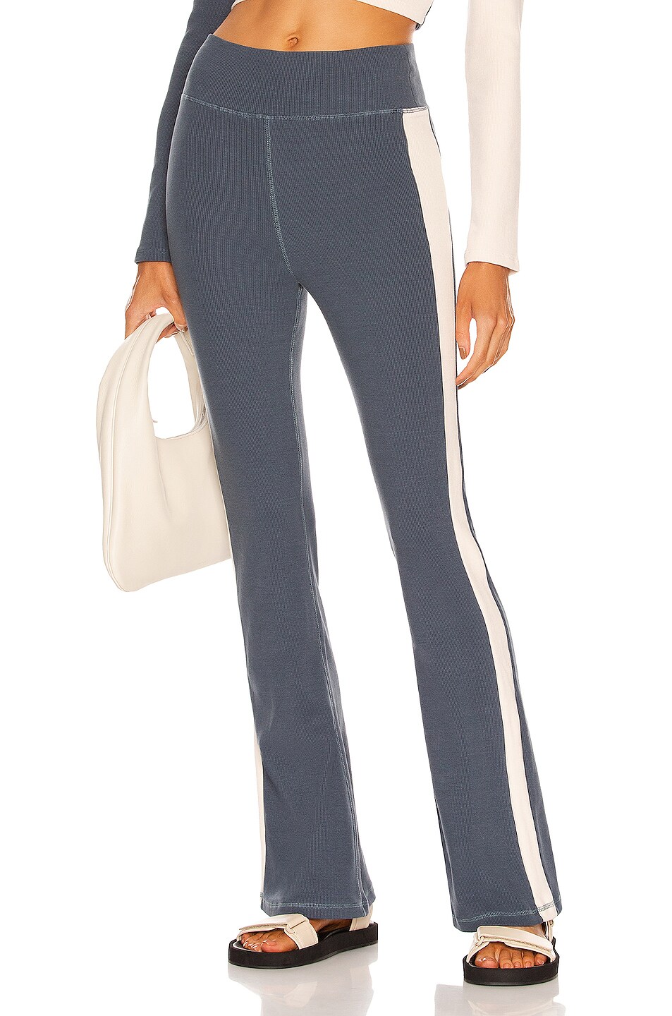 Image 1 of THE UPSIDE Luna Rib Florence Fare Pant in Blue